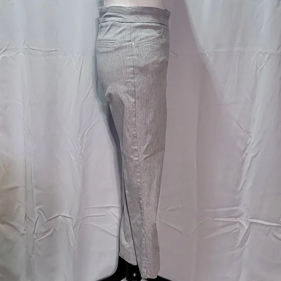 Hillary Radley Women's Light Gray Pull On Ankle Dress Pants Size Small - Picture 7 of 11